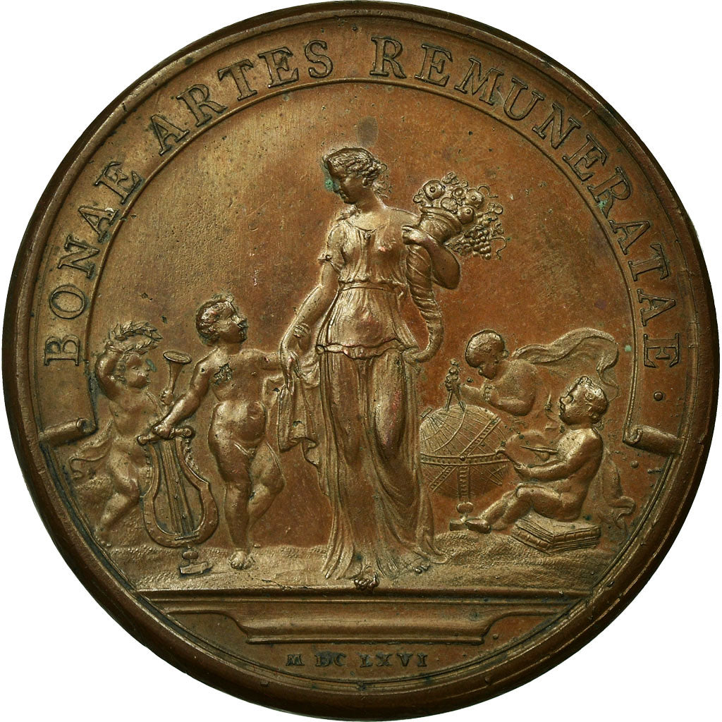 France, Médaille, Louis XIV, Gratifications accordées aux Gens de Lettres