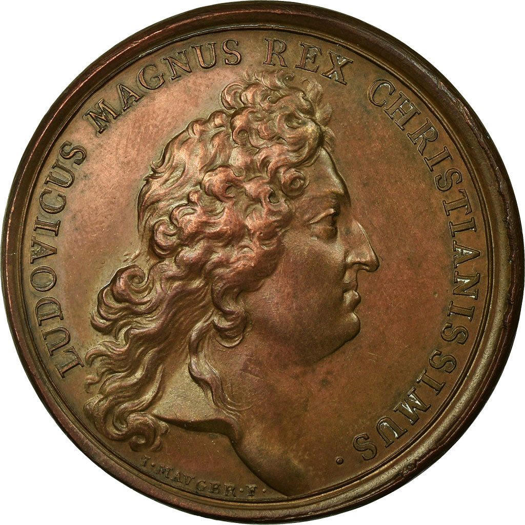 France, Médaille, Louis XIV, Révocation de l'Edit de Nantes, 1685, Mauger