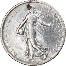 Coin, France, Semeuse, Franc, 1914, Paris, AU(55-58), Silver, KM:844.1
