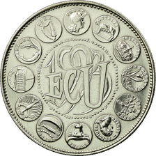 Frankreich, Medaille, Ecu Europa, Marianne, 1993, STGL, Copper-nickel