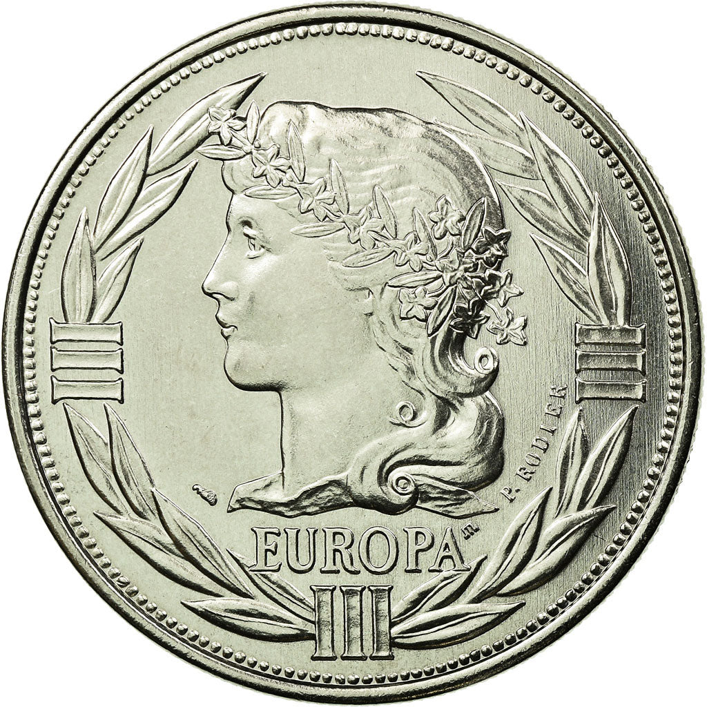 France, Medal, Ecu Europa, Marianne, 1989, MS(65-70), Copper-nickel