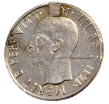 Albania, 1 Lek, 1939, Roma, VF(20-25), Silver, 4.96