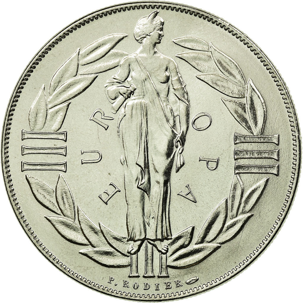 France, Medal, Ecu Europa, 1979, Rodier, MS(65-70), Copper-nickel