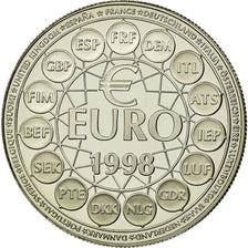 Frankreich, Medaille, Ecu Europa, 1998, STGL, Copper-nickel
