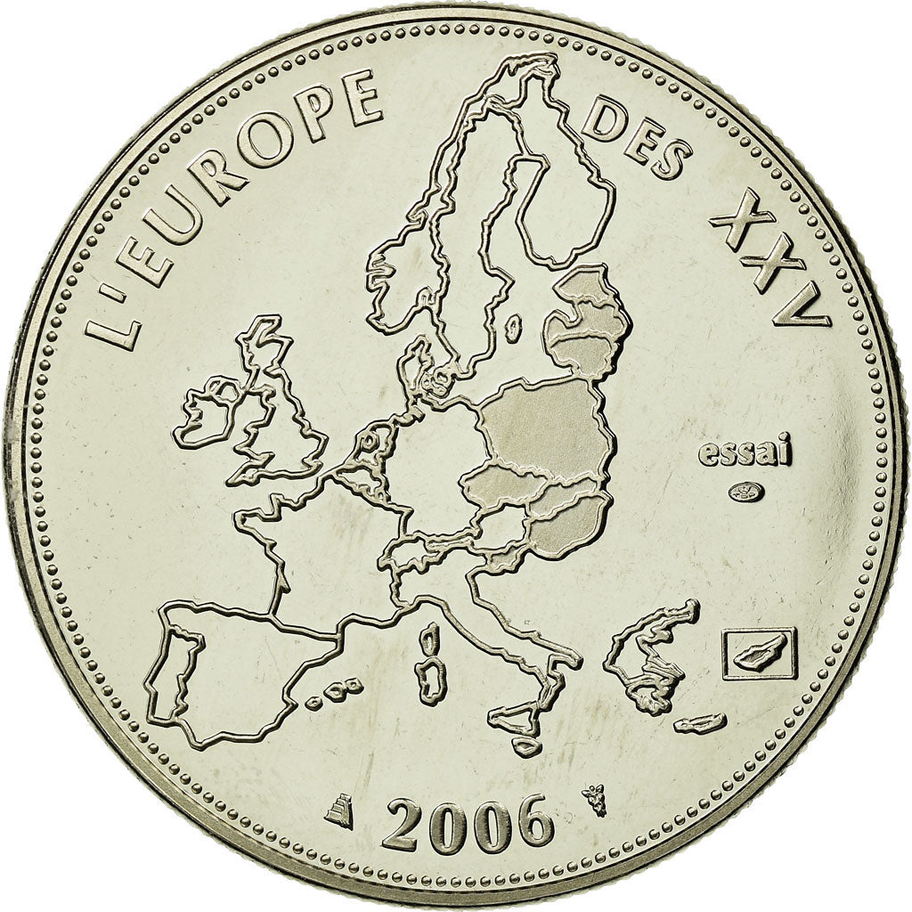 Francia, medaglia, L'Europe des XXV, Dernière Année des 12 Pays de l'Euro