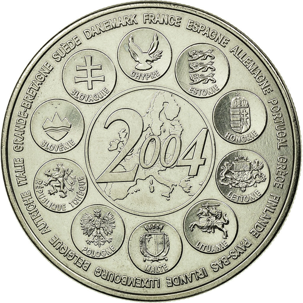 France, Medal, L'Europe des XXV, Essai, 2004, MS(65-70), Copper-nickel