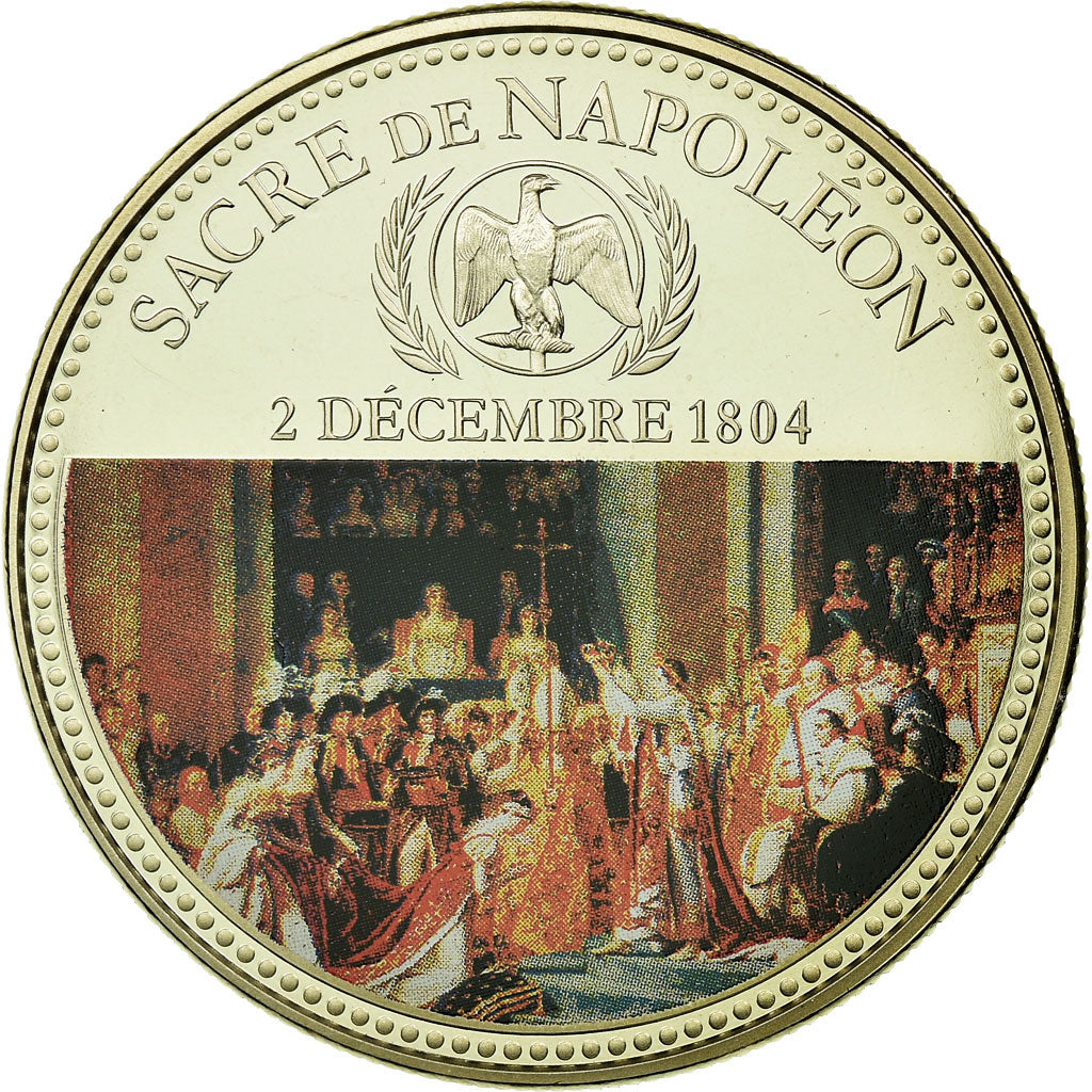 France, Medal, Le Sacre de Napoléon Bonaparte, MS(65-70), Copper-nickel
