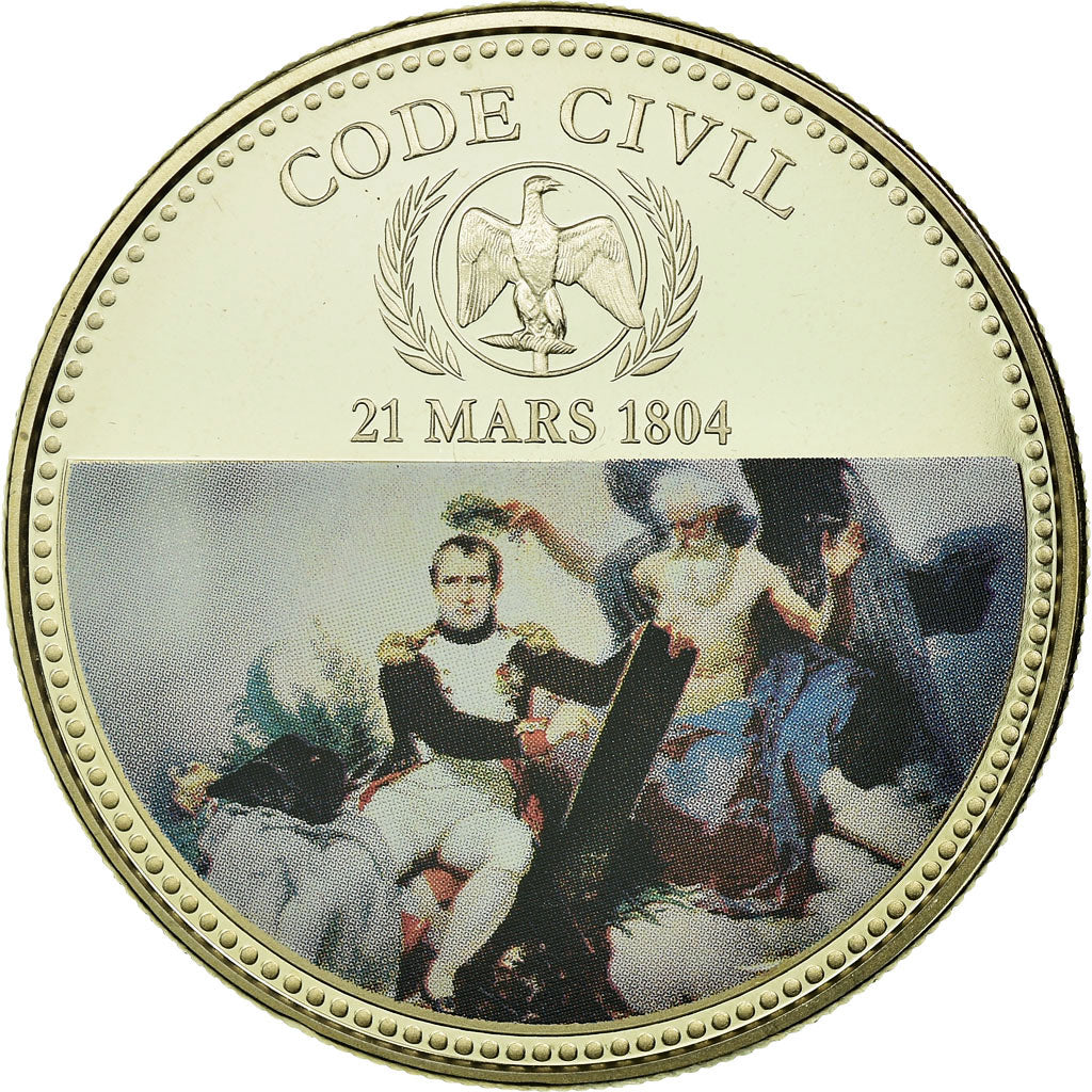 France, Medal, Napoléon Ier, Code Civil (1804), MS(65-70), Copper-nickel