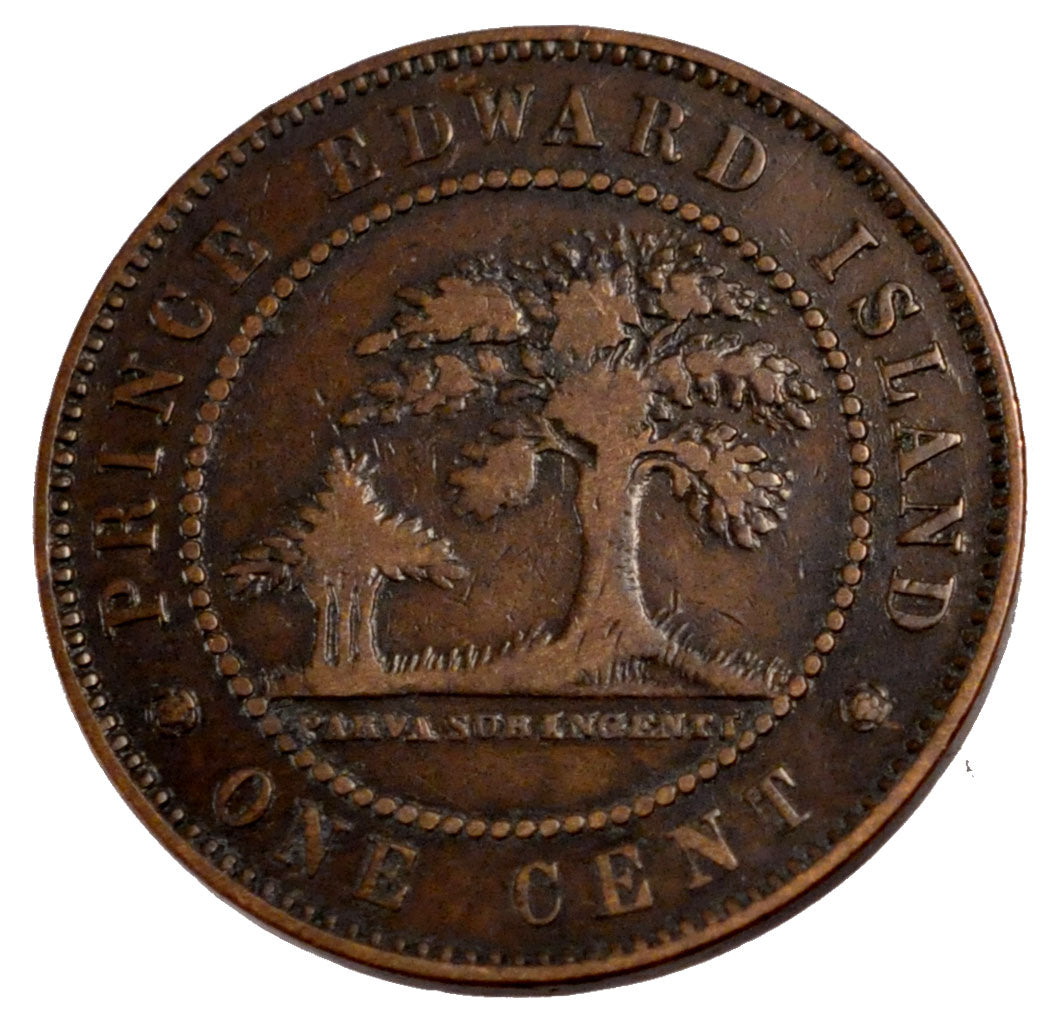 PRINCE EDWARD ISLAND, Cent, 1871, Royal Canadian Mint, KM #4, EF(40-45),...