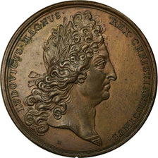 França, Medal, Louis XIV, La Chambre de Commerce de Lyon, 1702, Thomas Bernard