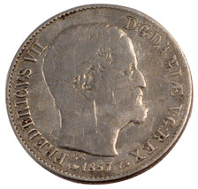 DENMARK, 16 Skilling Rigsmont, 1857, Copenhagen, KM #765, VF(20-25), Silver,...