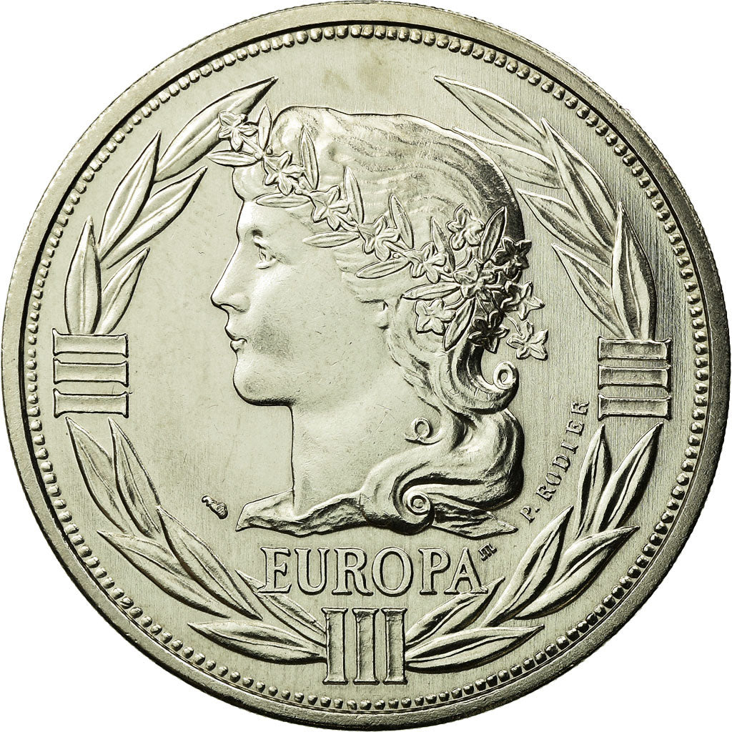 France, Medal, Ecu Europa, Marianne, 1991, MS(65-70), Copper-nickel