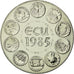 France, Medal, Ecu Europa, Marianne, 1985, MS(65-70), Copper-nickel