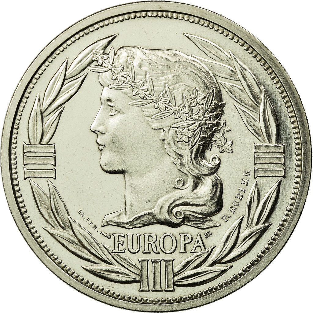 France, Medal, Ecu Europa, Marianne, 1993, MS(65-70), Copper-nickel