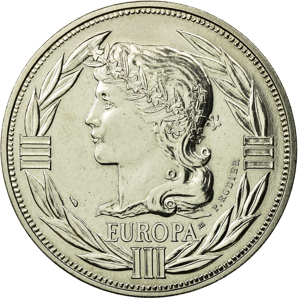 France, Medal, Ecu Europa, Marianne, 1987, MS(65-70), Copper-nickel