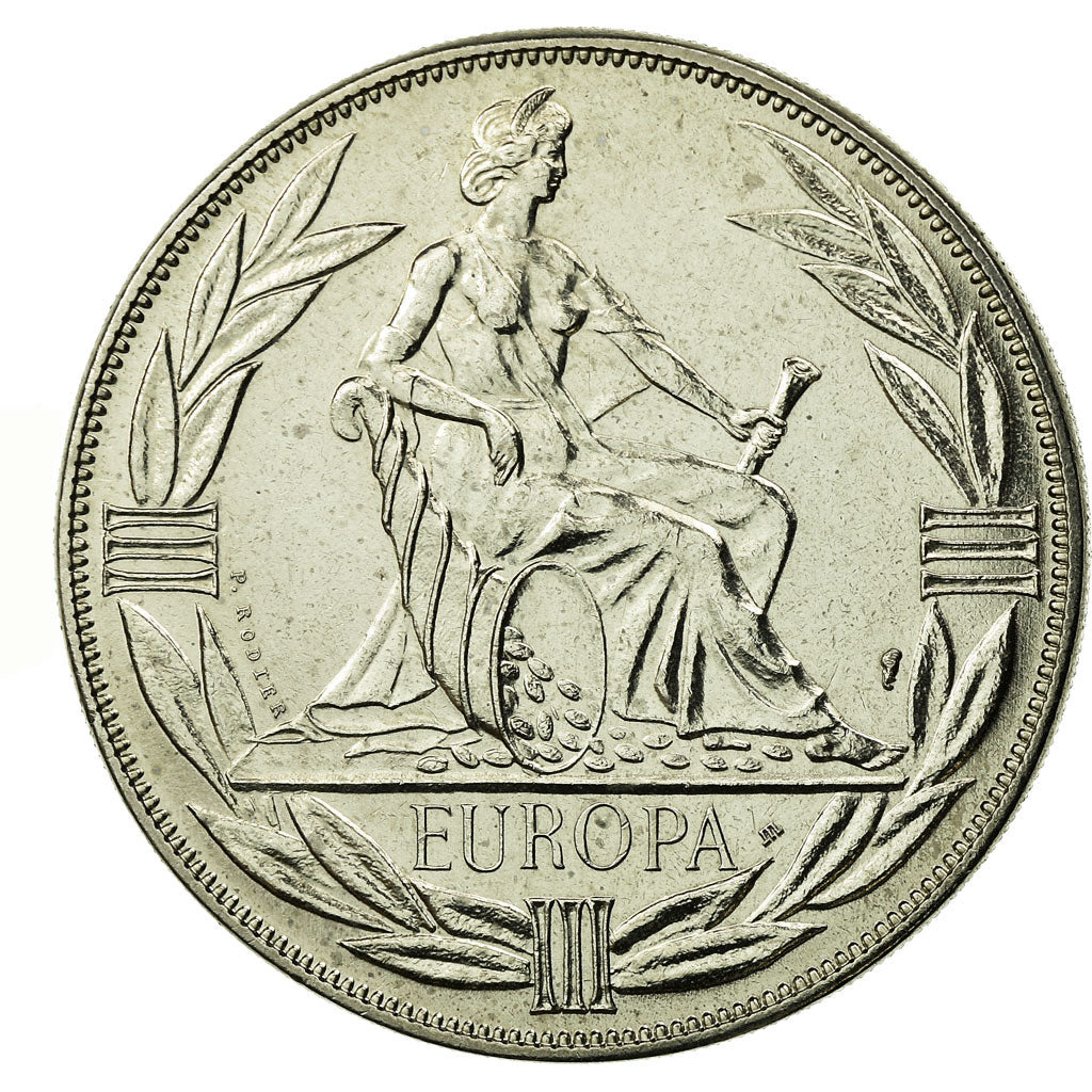 Francia, medaglia, Ecu Europa, Europe Assise, 1984, Rodier, FDC, Rame-nichel