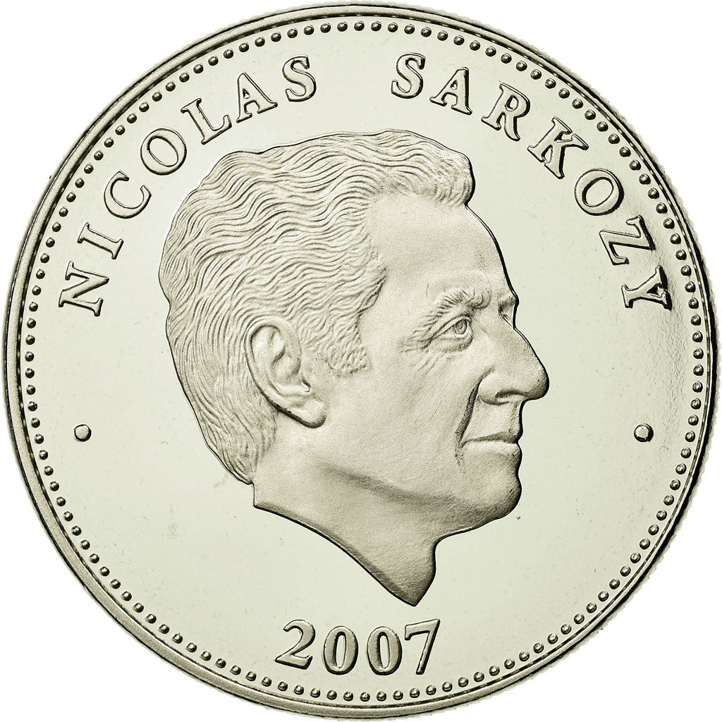 Francia, medaglia, Nicolas Sarkozy, Président de la République, 2007, FDC