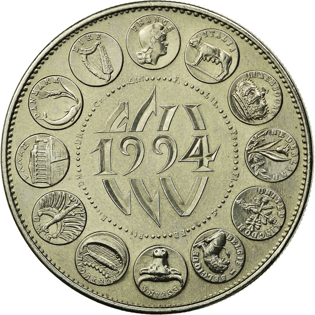 France, Medal, Ecu Europa, Marianne, 1994, Rodier, MS(65-70), Copper-nickel