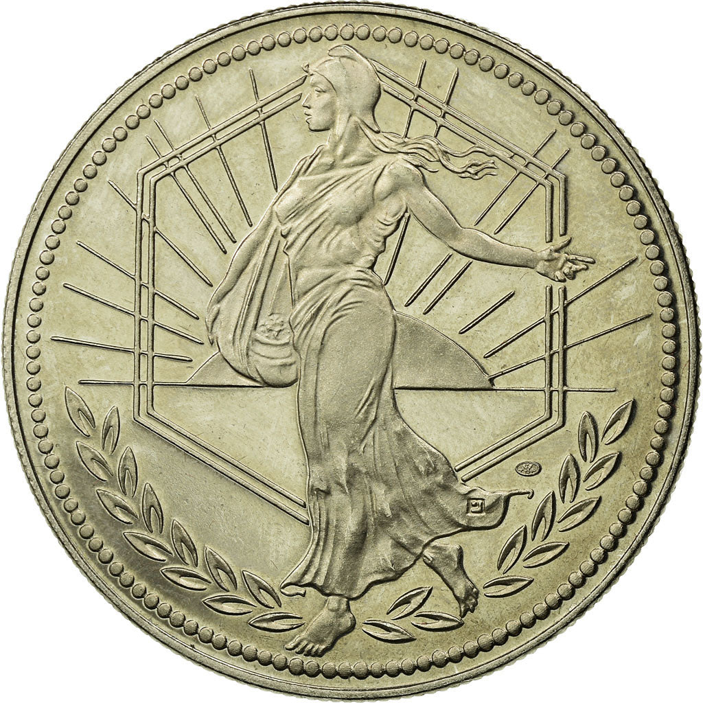 France, Medal, L'Europe, La Semeuse, 2000, MS(65-70), Copper-nickel