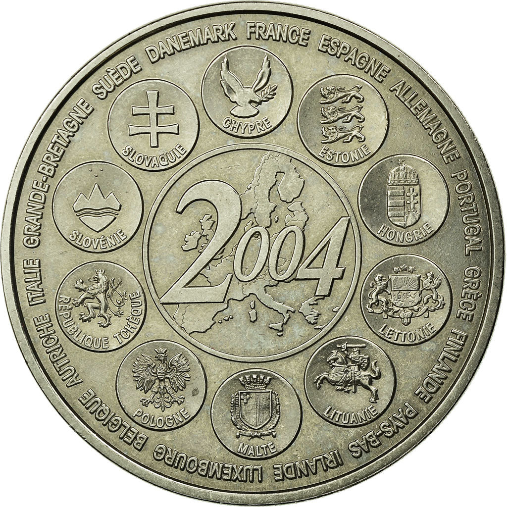 France, Médaille, L'Europe des XV, Essai, 2004, FDC, Copper-nickel