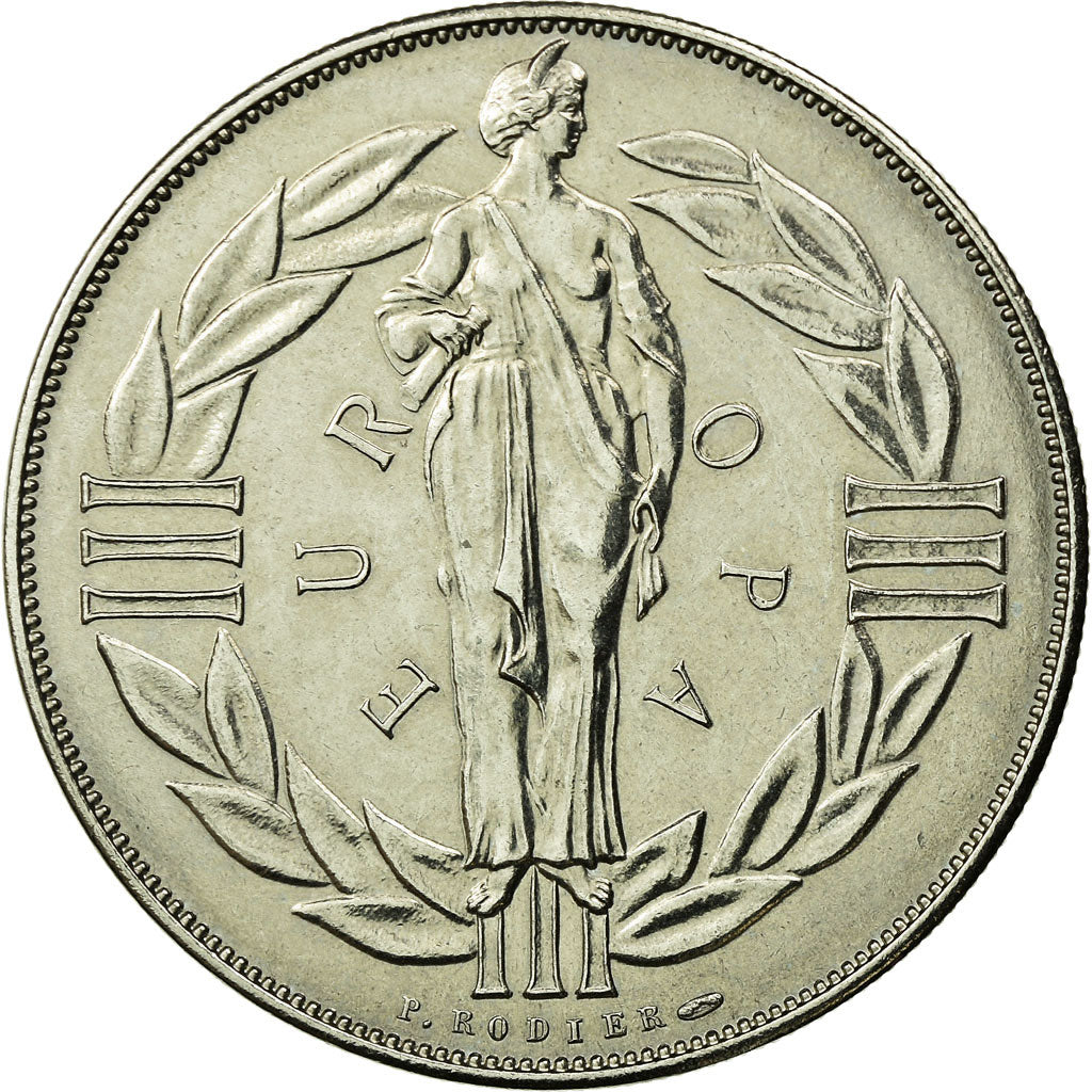 France, Medal, Ecu Euro, EUROPA, 1979, MS(64), Copper-nickel