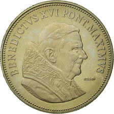 Vatican, Medal, Le Pape Benoit XVI, 2005, MS(65-70), Copper-nickel