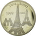 France, Medal, Paris - La Tour Eiffel, MS(65-70), Copper-nickel