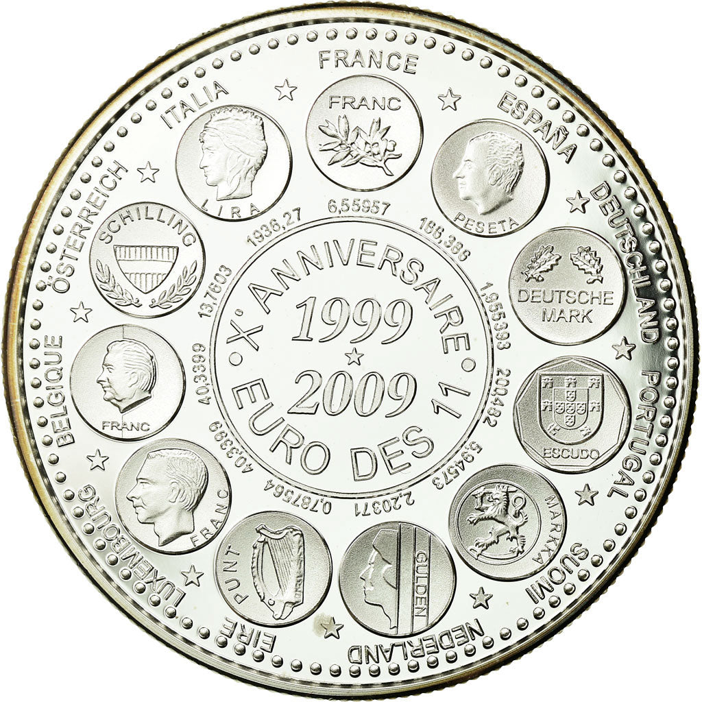 France, Médaille, Xème Anniversaire 
