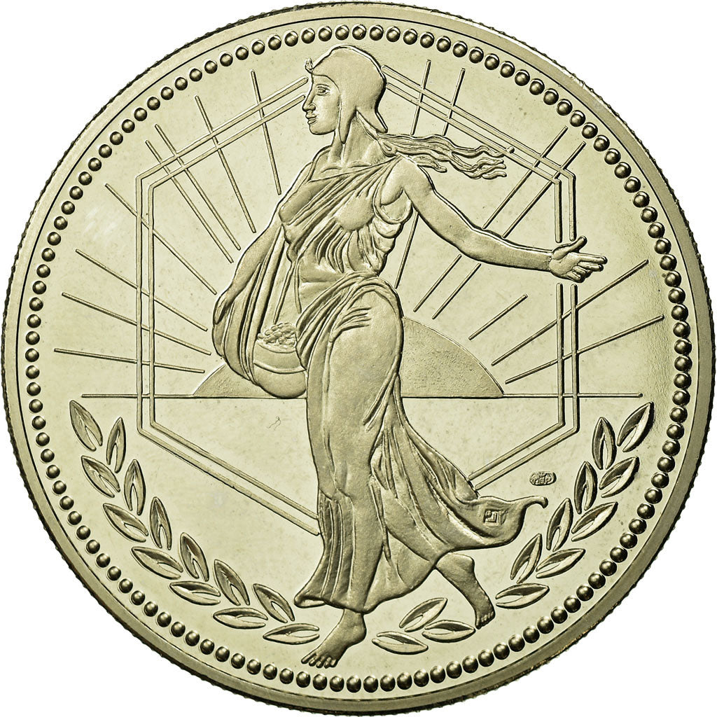France, Medal, L'Europe, La Semeuse, 2001, MS(65-70), Copper-nickel