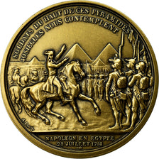 France, Medal, Napoléon Ier en Egypte, Denon, Restrike, MS(65-70), Bronze
