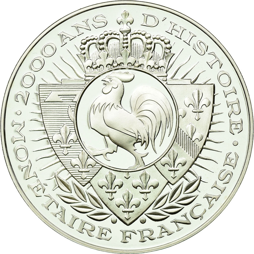 France, Medal, La Nation et L'Eglise, Agnel D'Or, MS(65-70), Silver