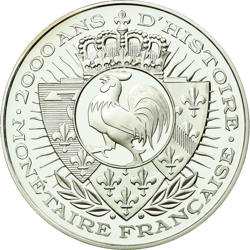 Francia, medaglia, Histoire de la Monnaie Française, Ecu Constitutionnel, FDC
