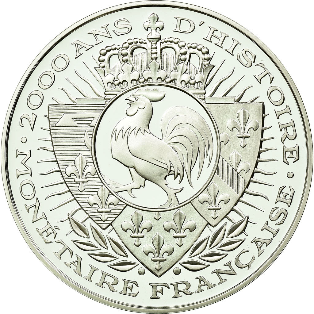França, Medal, Histoire de la monnaie Française, Louis d'or de Louis XIV