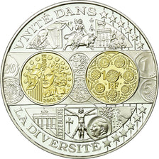 France, Medal, Histoire Monétaire, Unité dans la Diversité, MS(65-70), Silver