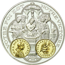 France, Medal, 2000 Ans d'Histoire Monétaire, Triens Mérovingien, MS(65-70)