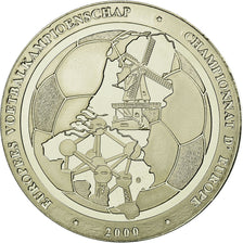 France, Medal, Football, La France Championne d'Europe, 2000, MS(65-70), Copper