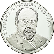 France, Médaille, Politique, Raymond Poincaré, 1998, FDC, Argent