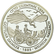 Germany, Medal, An 2000, Chronique du Monde, 2000, MS(65-70), Silver