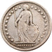 SWITZERLAND, Franc, 1876, Bern, KM #24, EF(40-45), Silver, 23.2, 4.89