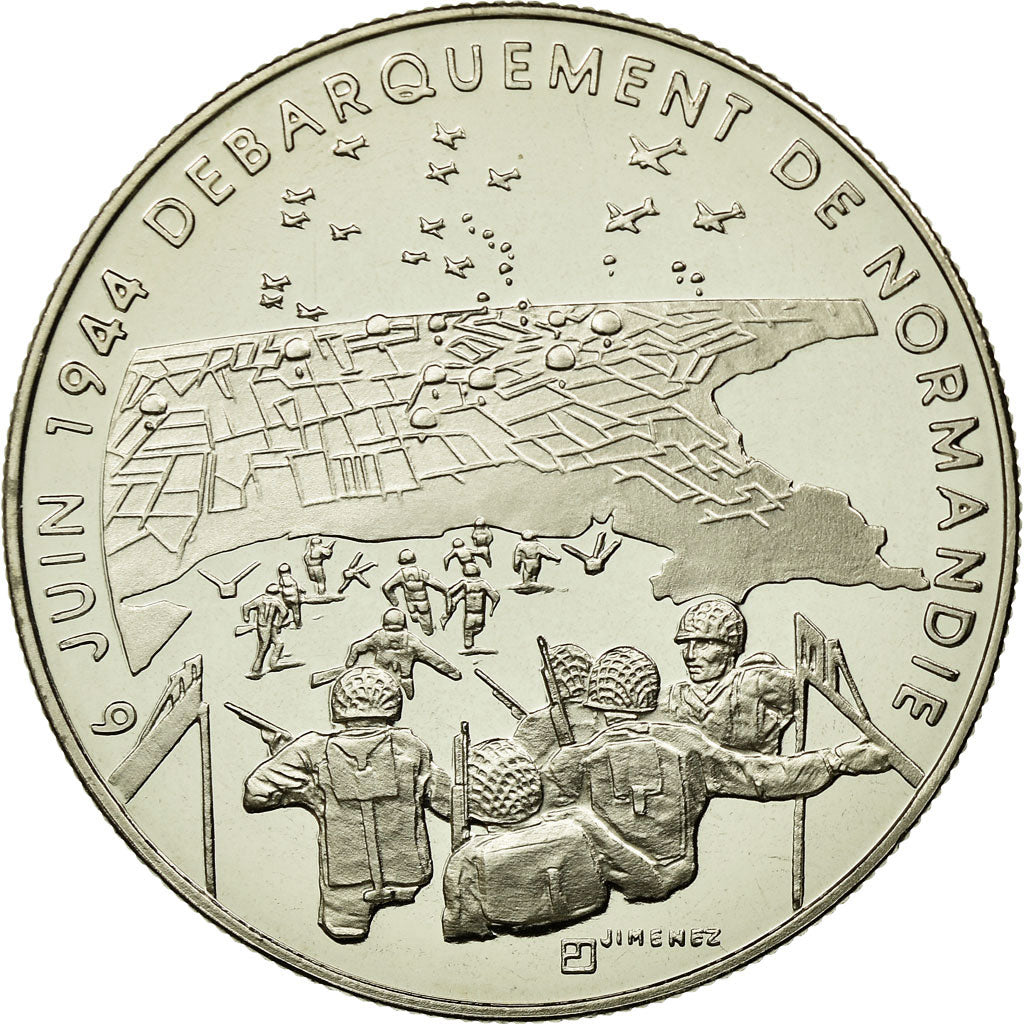 France, Medal, 1939-1945, Débarquement de Normandie, Jimenez, MS(65-70)