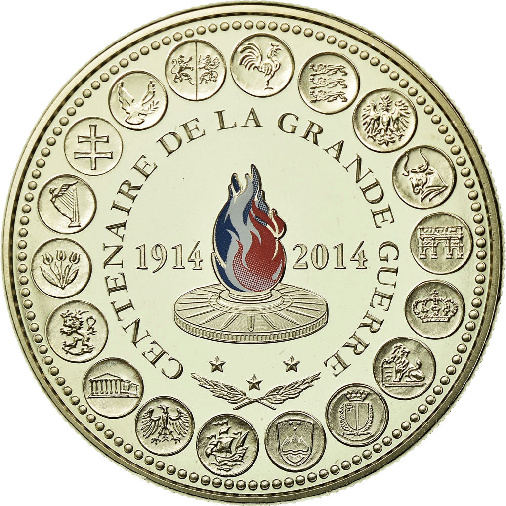 Frankreich, Medaille, L'Europe des XXVIII, Centenaire de la Grande Guerre, 2014