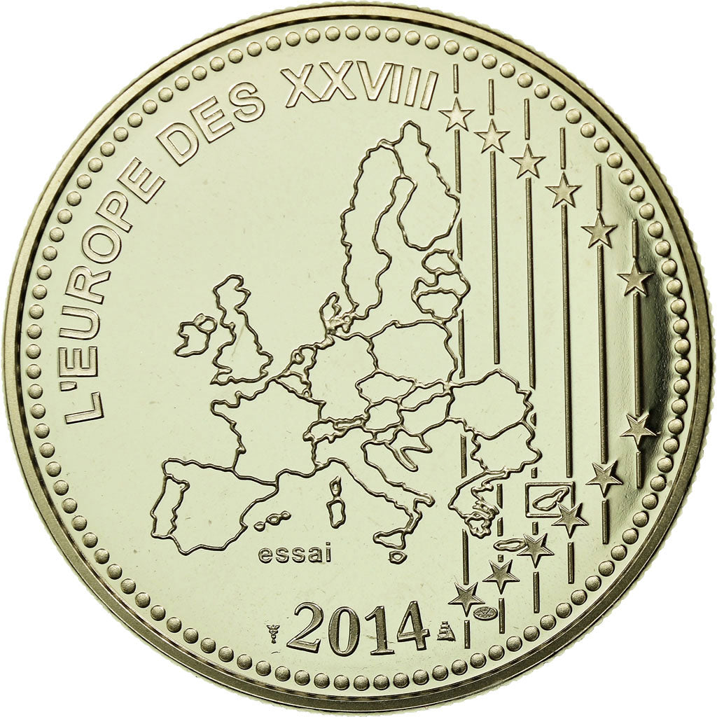 Frankreich, Medaille, L'Europe des XXVIII, Centenaire de la Grande Guerre, 2014