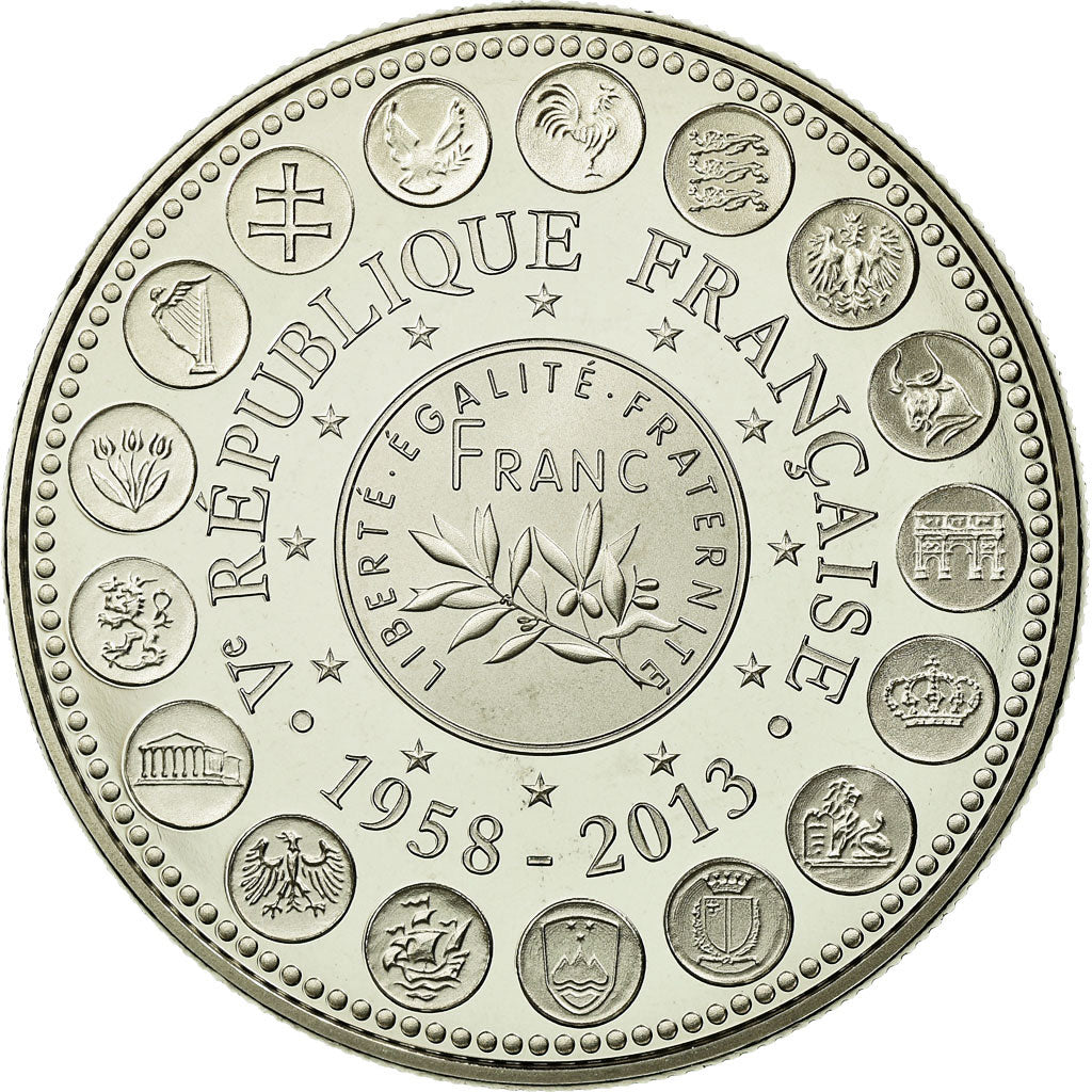 Frankreich, Medaille, L'Europe des XXVII, Veme République, 2013, STGL