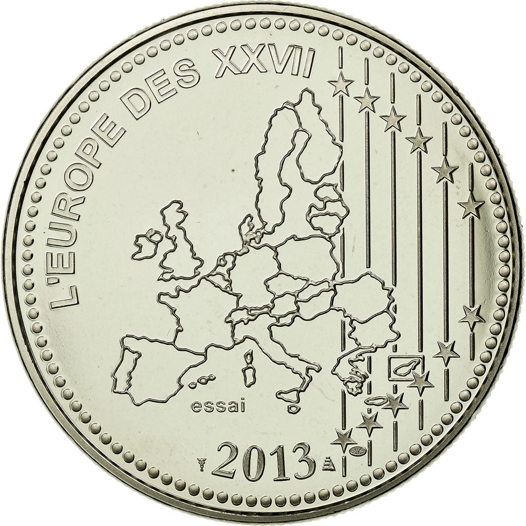 Frankreich, Medaille, L'Europe des XXVII, Veme République, 2013, STGL
