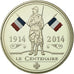 Francia, medaglia, Première Guerre Mondiale, Centenaire, FDC, Rame-nichel
