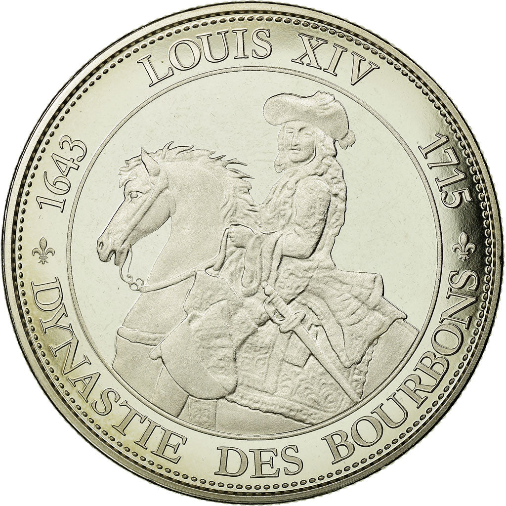 Francia, medalla, Les rois de France, Louis XIV, FDC, Cobre - níquel