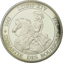 Francia, medalla, Les rois de France, Louis XIV, FDC, Cobre - níquel