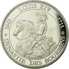 Francia, medaglia, Les rois de France, Louis XIV, FDC, Rame-nichel