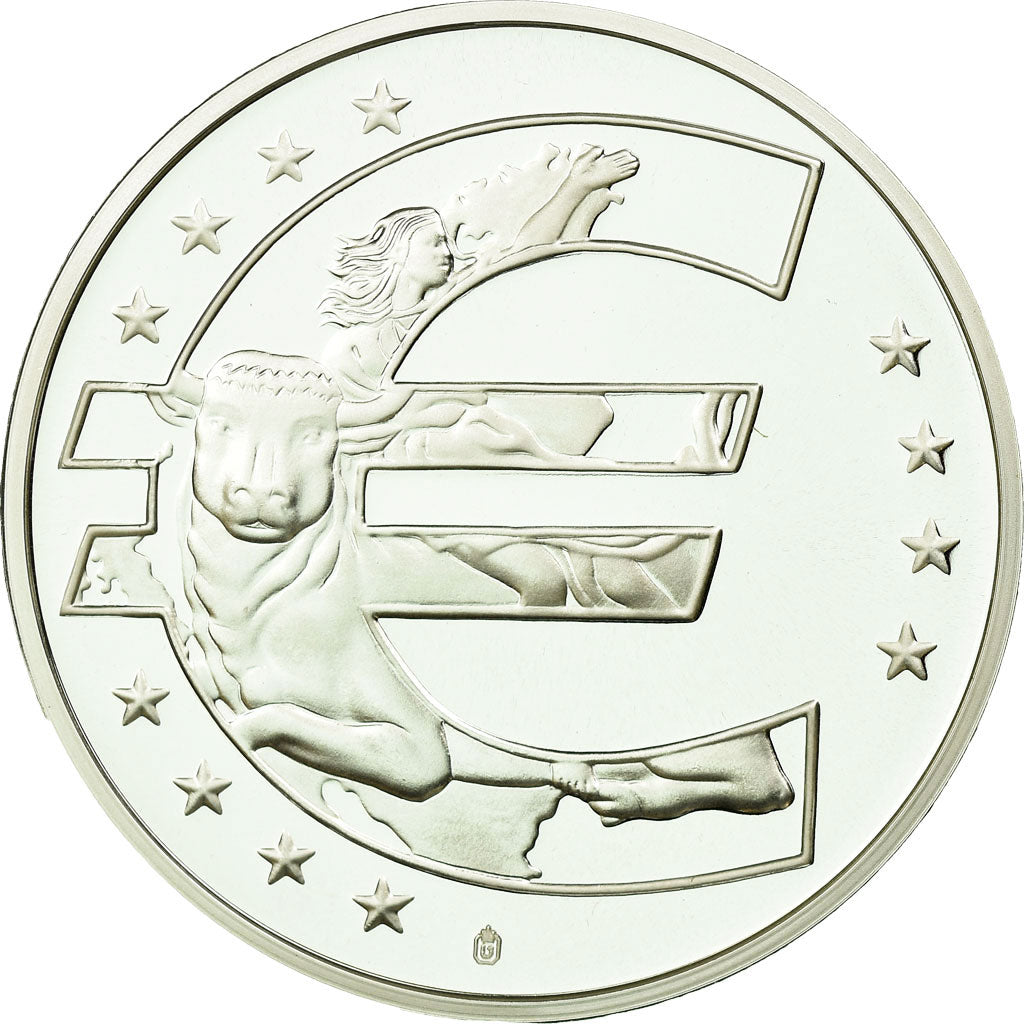 Latvia, Medal, Monnaie Européenne, 2004, MS(65-70), Copper Plated Silver