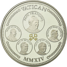 Vatican, Medal, Annus Paparum V, 2014, MS(65-70), Copper-nickel